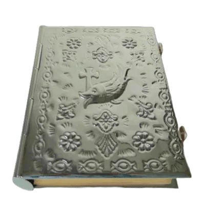 Biblia de Pez repujada