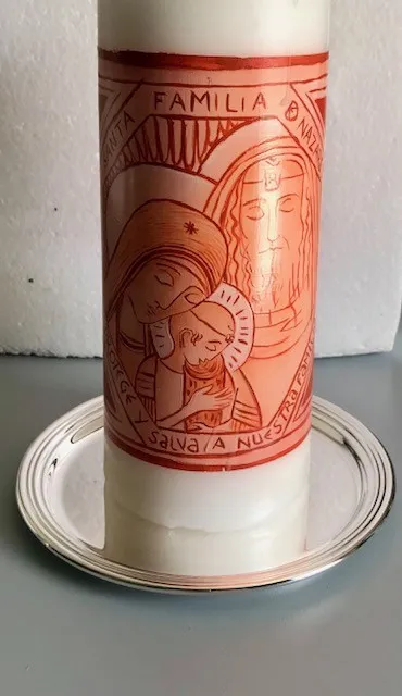 Plato cirio redondo - Imagen 4