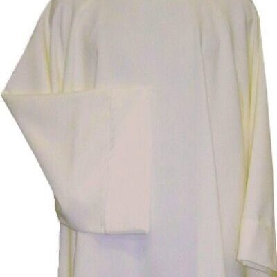 Alba lisa beige sin cremallera