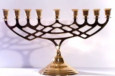 Menorah lisa Oro