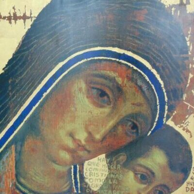 Virgen del Camino Pan de oro