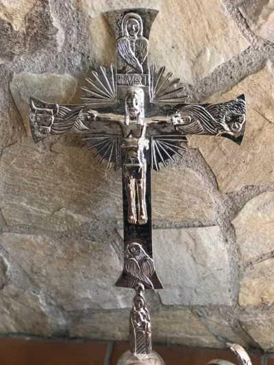 Cruz Alzada Gloriosa Plata - Imagen 2