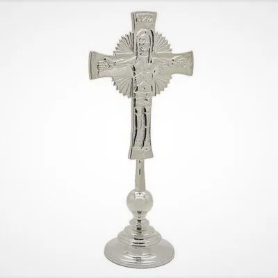 Cruz Gloriosa con pie Plata