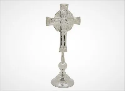 Cruz Gloriosa con pie Plata