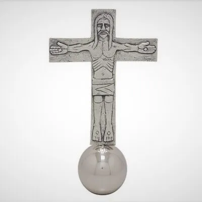 Cruz Itinerante con bola Plata