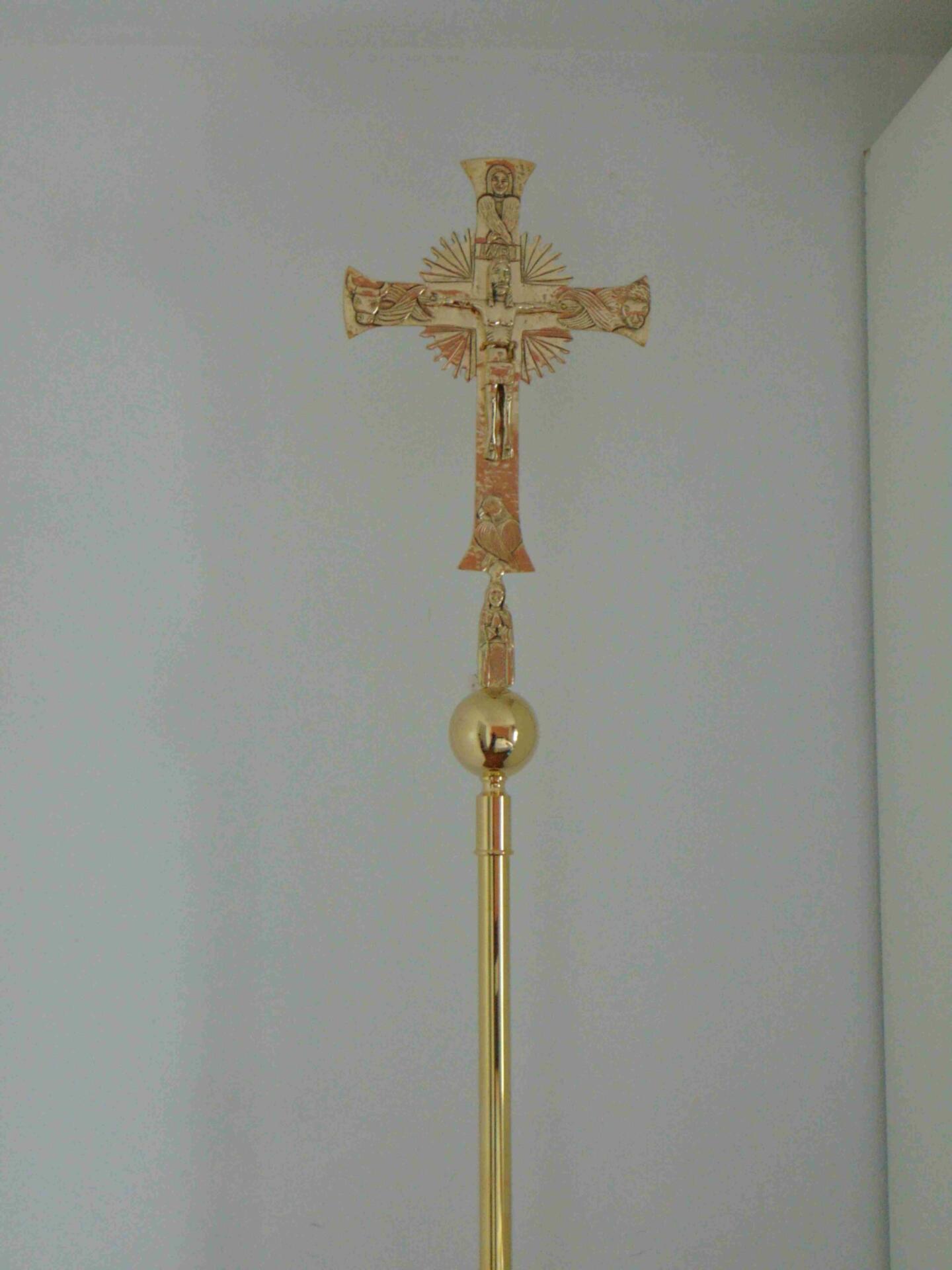 Cruz Alzada Gloriosa Dorada - Imagen 2