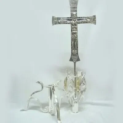 Cruz Alzada Merkaba Plata