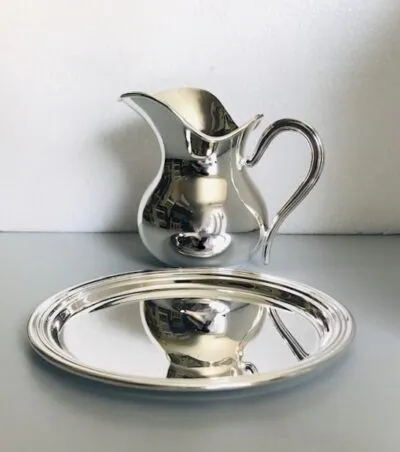 Conjunto jarrita y plato redondo