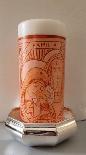 Plato cirio cuenco - Imagen 2