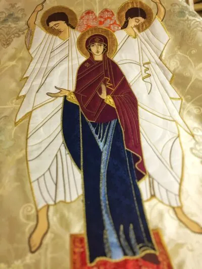 Paño Ascensión de la Virgen - Imagen 3