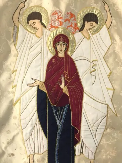 Paño Ascensión de la Virgen