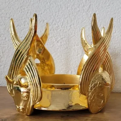 Plato cirio Evangelistas Oro