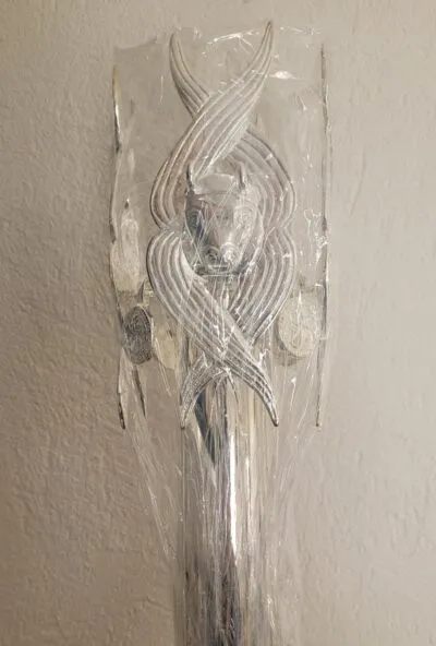 Porta cirio Merkaba Plateado - Imagen 5