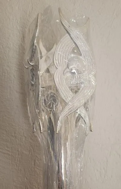 Porta cirio Merkaba Plateado - Imagen 4