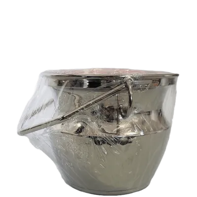 acetre con hisopo plateado